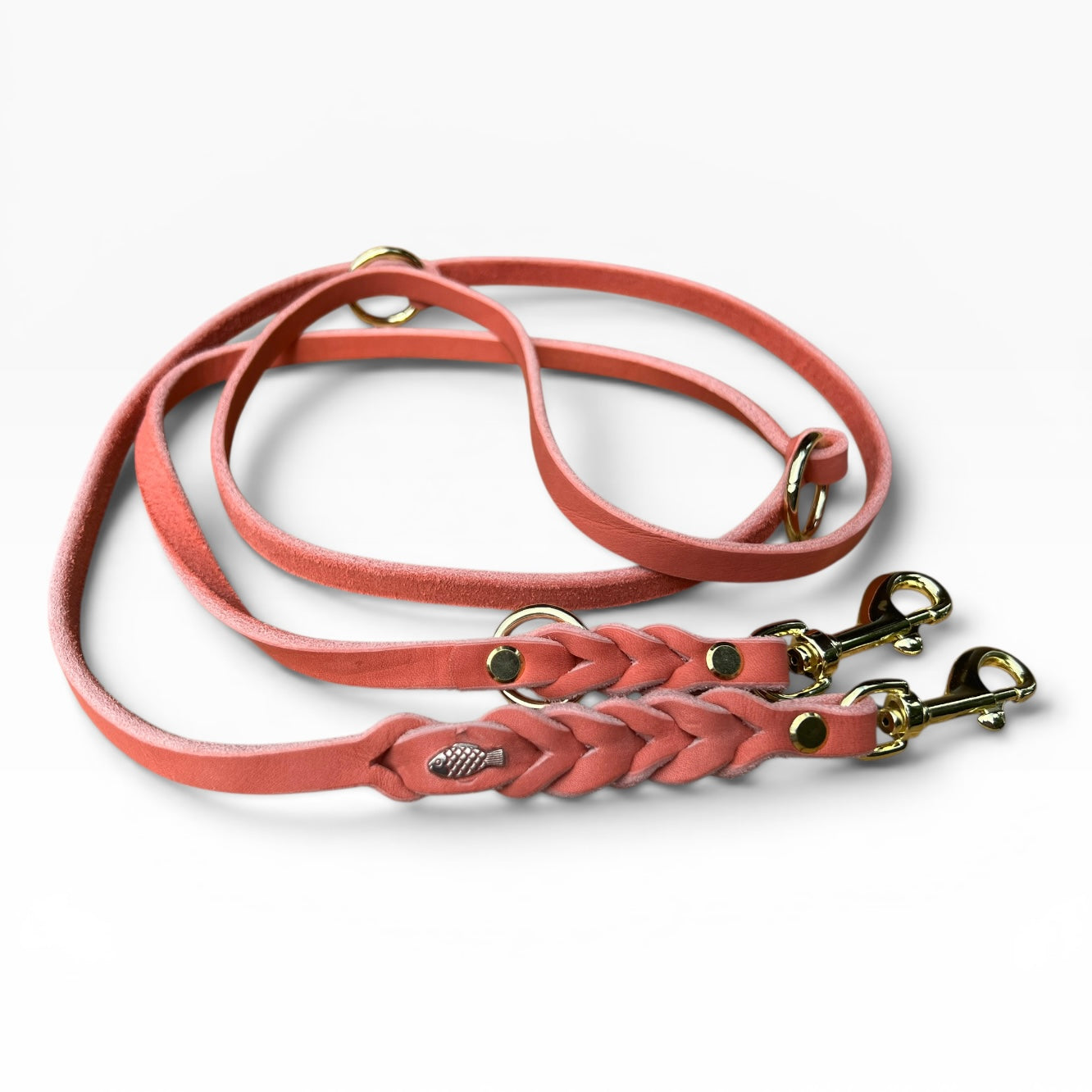 Rose Fettlederleine 12mm