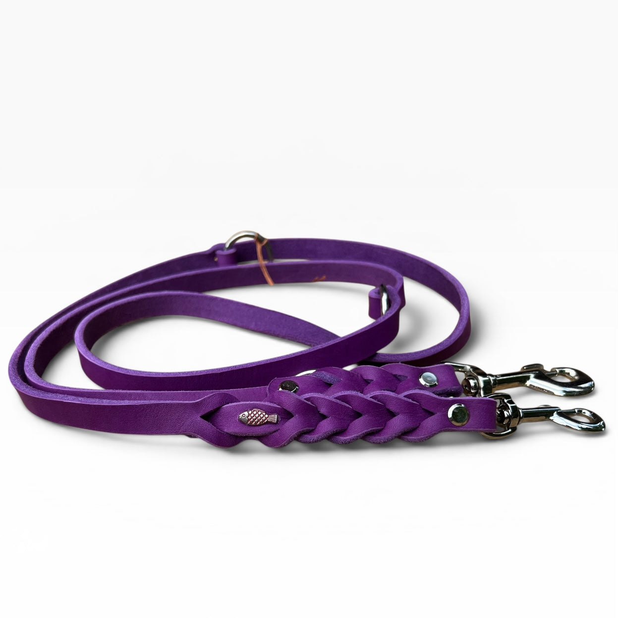 Violetta Fettlederleine 15mm