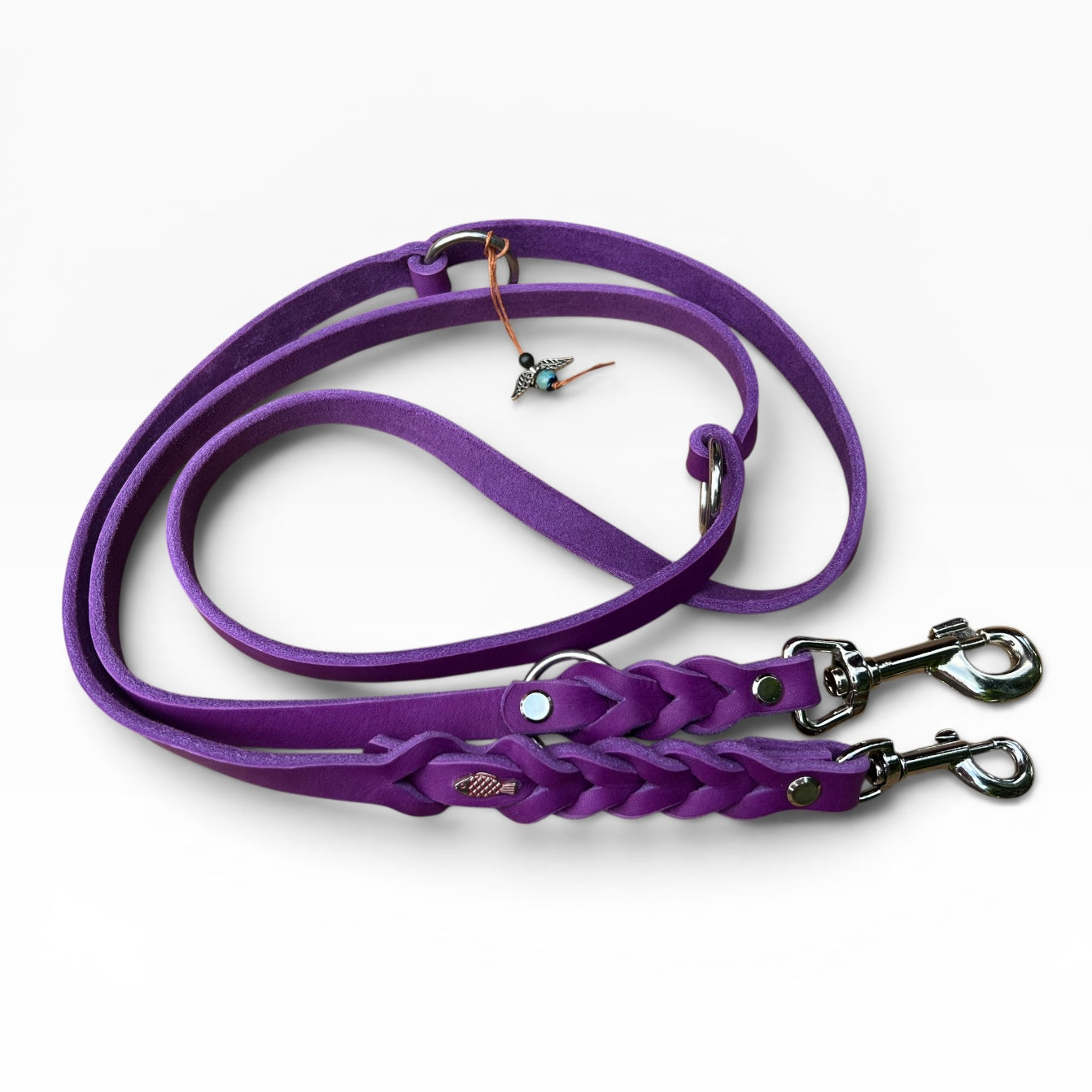 Violetta Fettlederleine 15mm